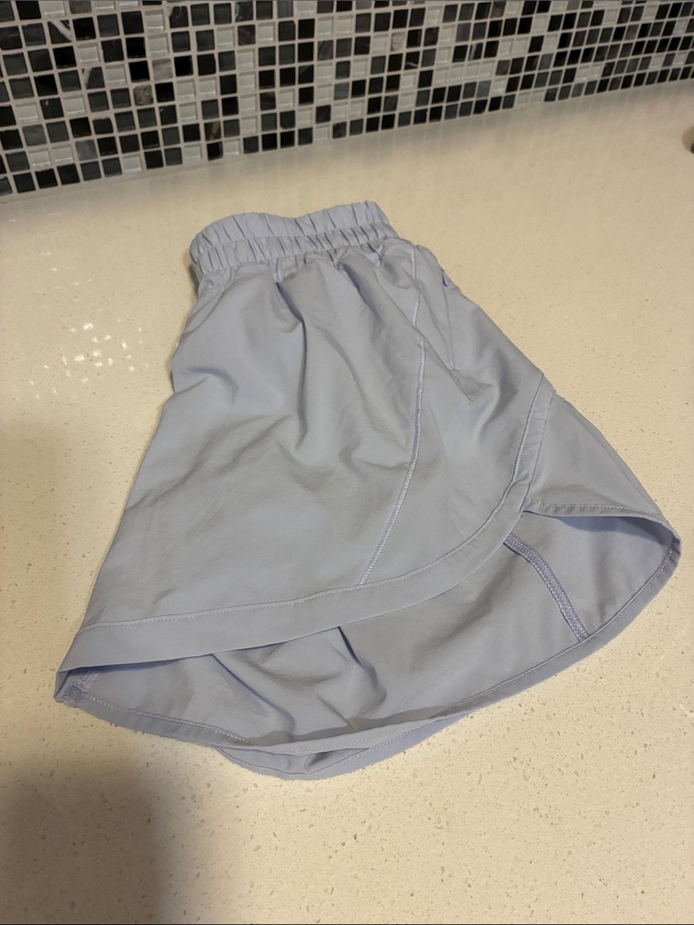 Lululemon Women's Track That Serene Blue Athletic Shorts Size 4
